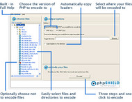 phpSHIELD PHP Encoder screenshot